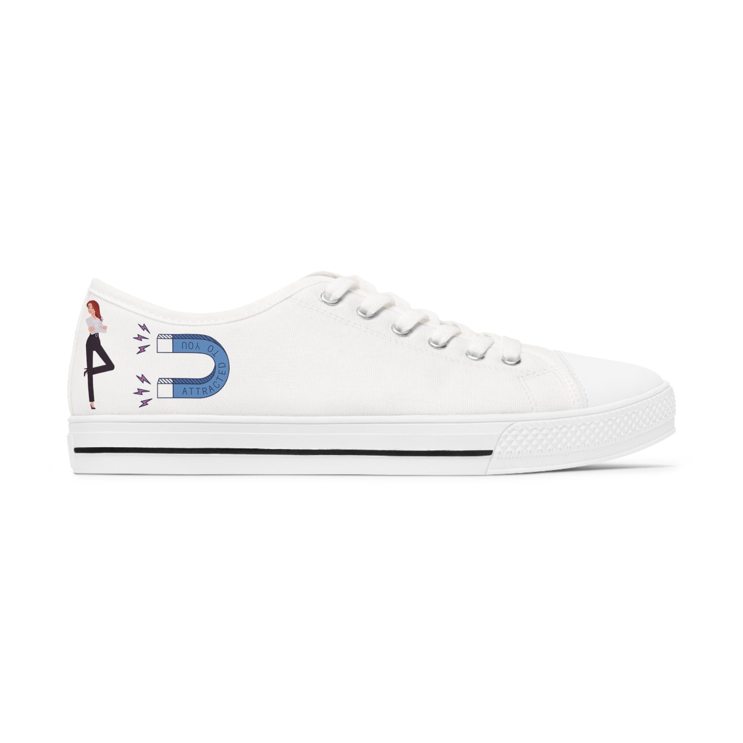 Attracted to U - Women's Low Top Sneakers - Sober Symphony®