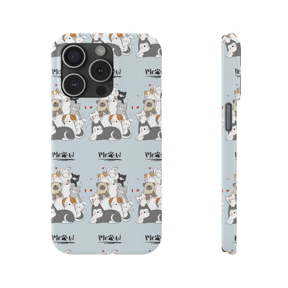 Sober Symphony - MEOW - Slim Phone Cases