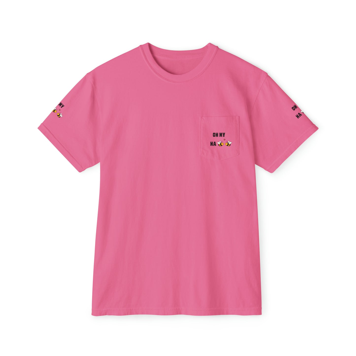 Oh My Ha - Garment-Dyed Pocket T-Shirt - Sober Symphony®