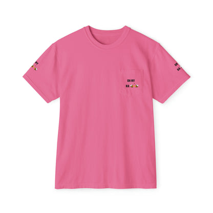Oh My Ha - Garment-Dyed Pocket T-Shirt - Sober Symphony®