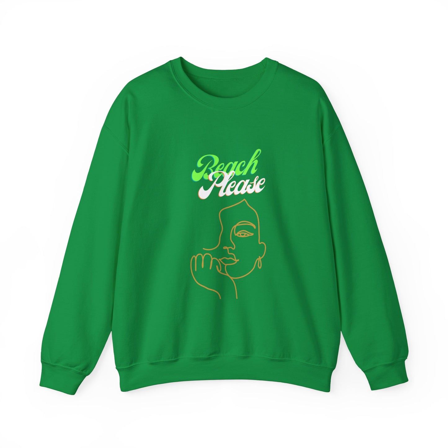 Beach Please - Women Heavy Blend™ Crewneck Sweatshirt