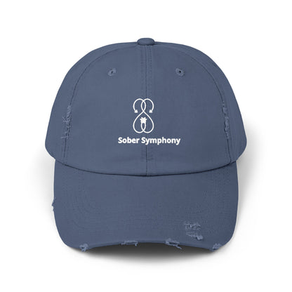 Sober Symphony - Unisex Distressed Cap