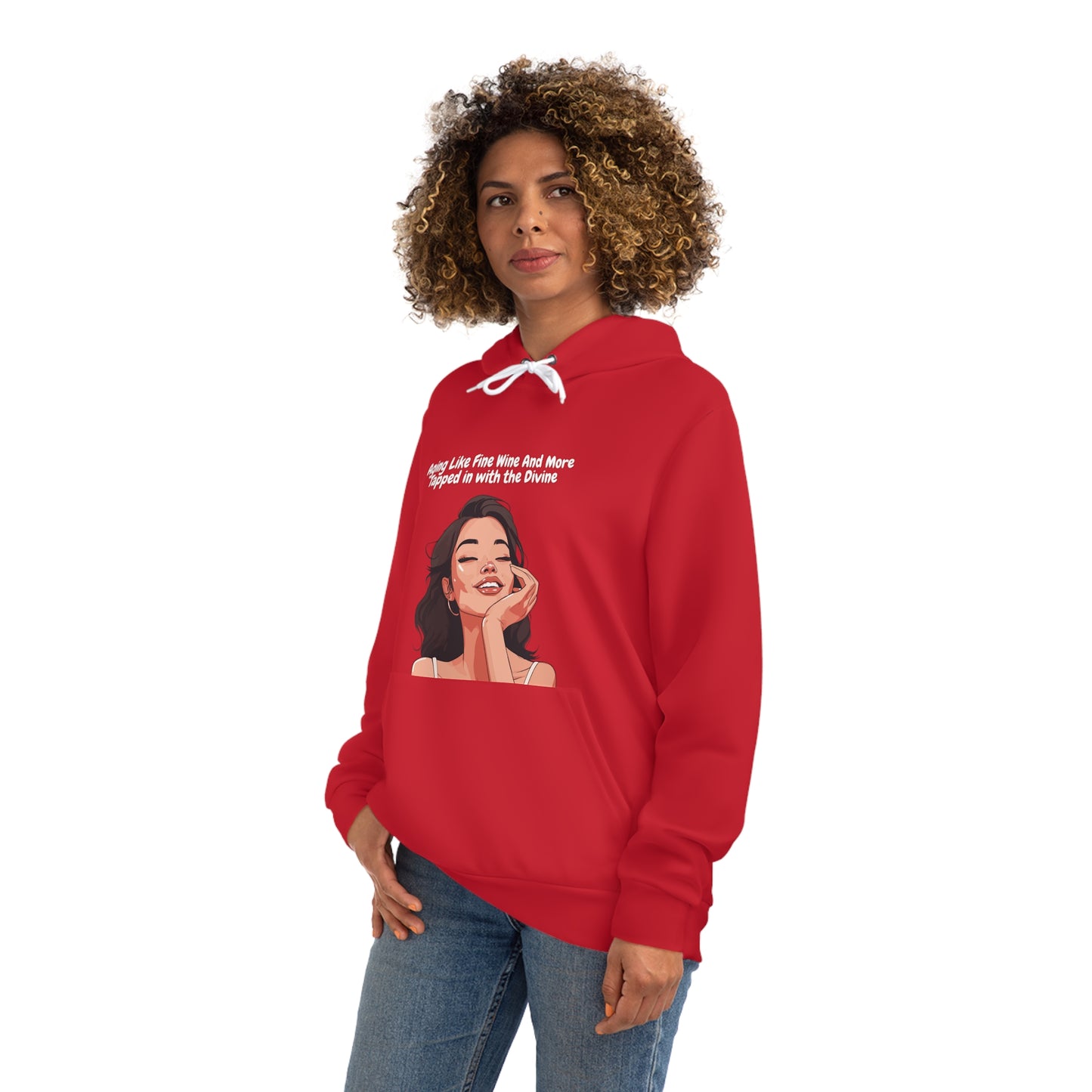 Aging Like Fine Wine And More Tapped in with the Divine - Women's Hoodie