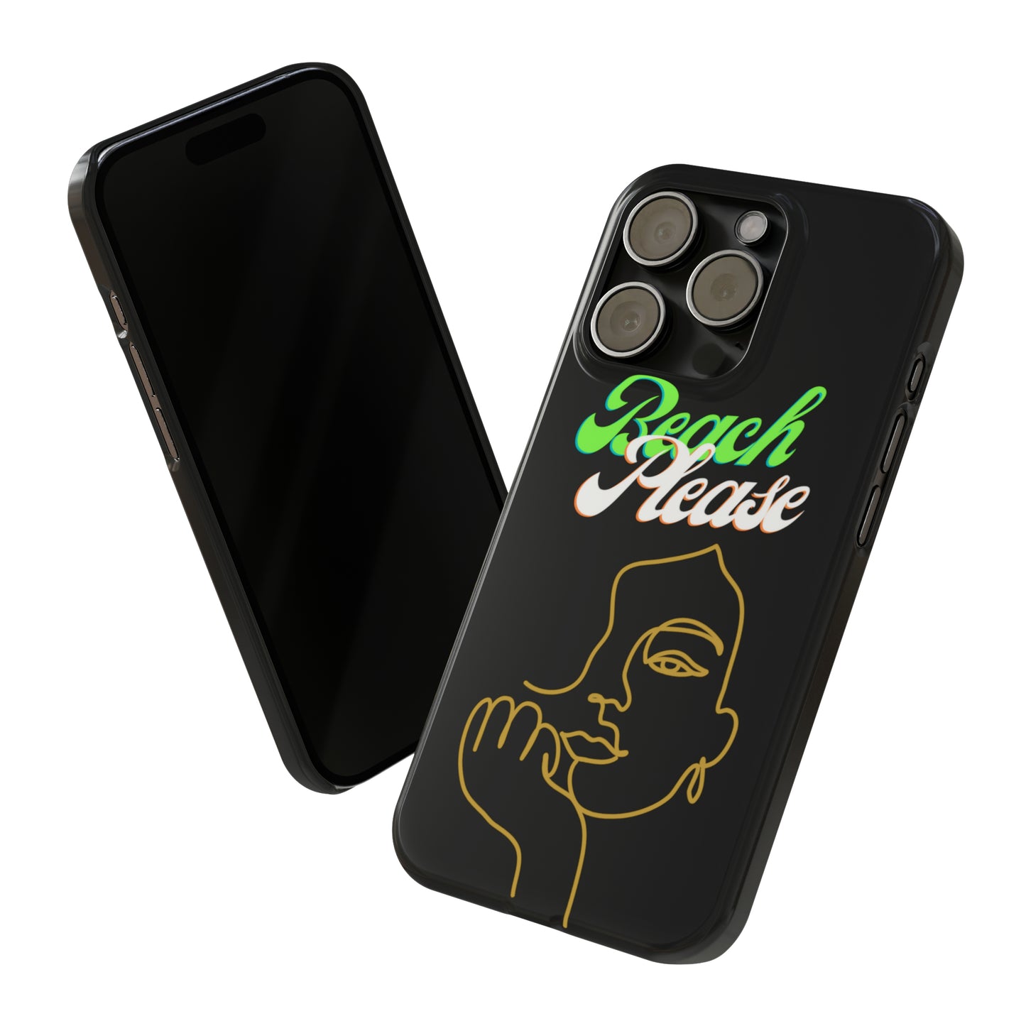 Beach Please - Slim Phone Cases