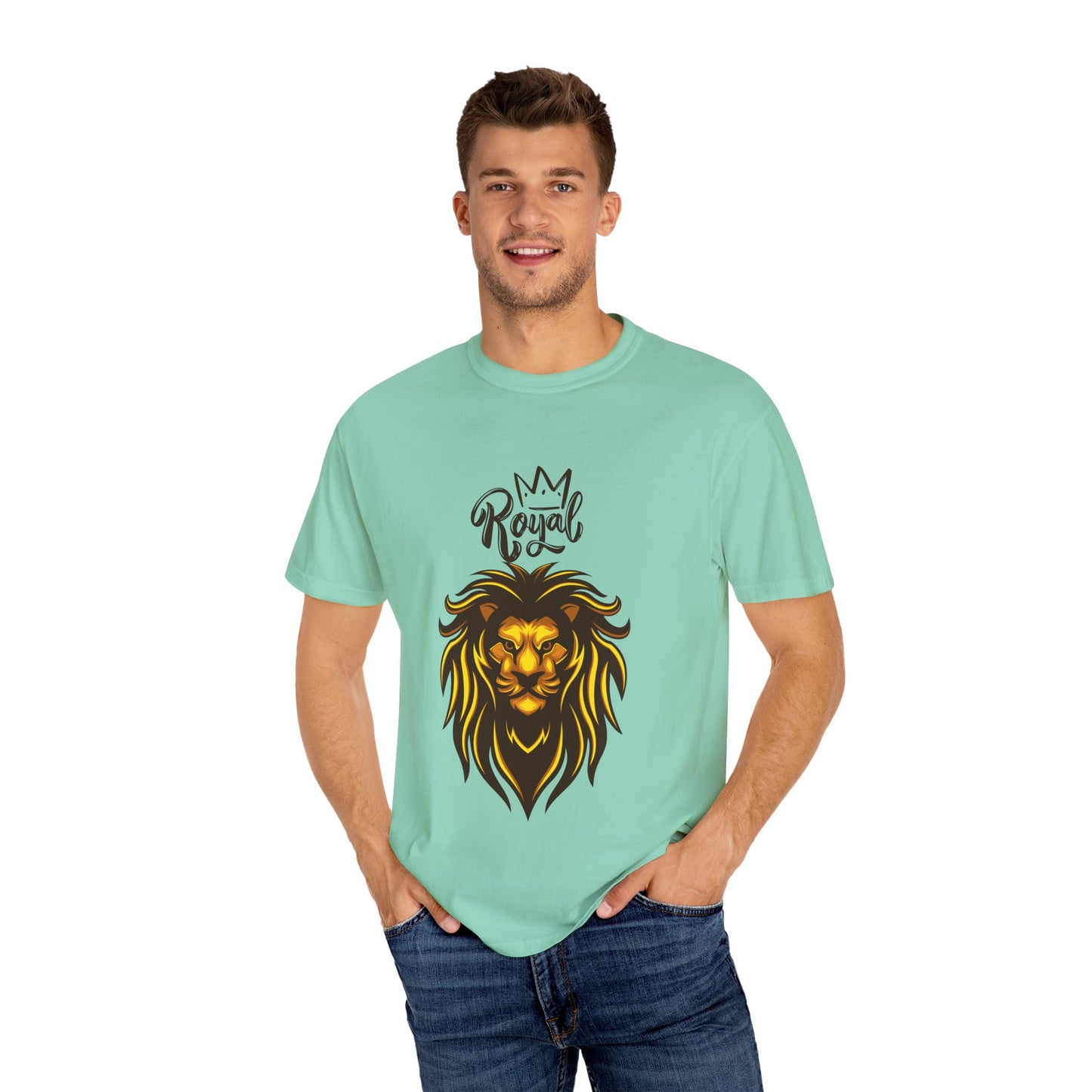 Royal Lion - Men's Garment T-shirt - Sober Symphony®