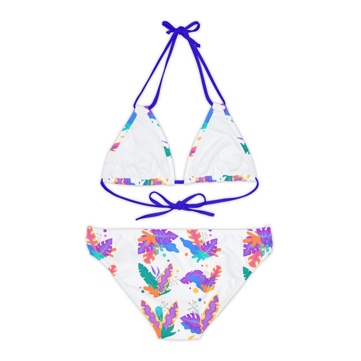 Floral Strappy Bikini Set