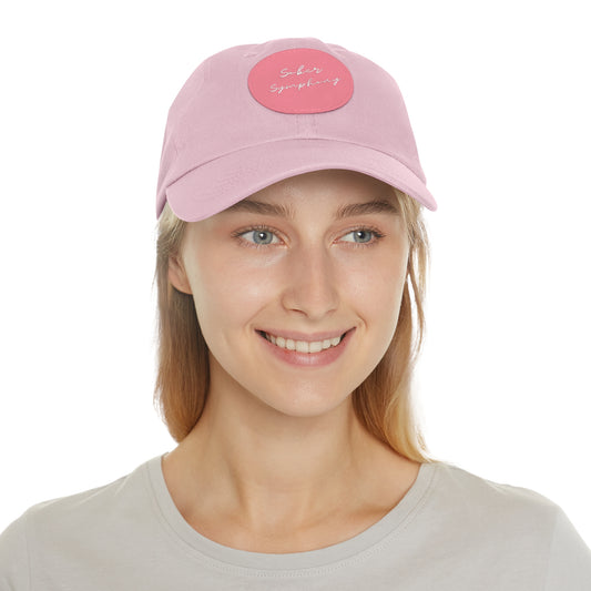 Sober Symphony® - Red Hat with Leather Patch