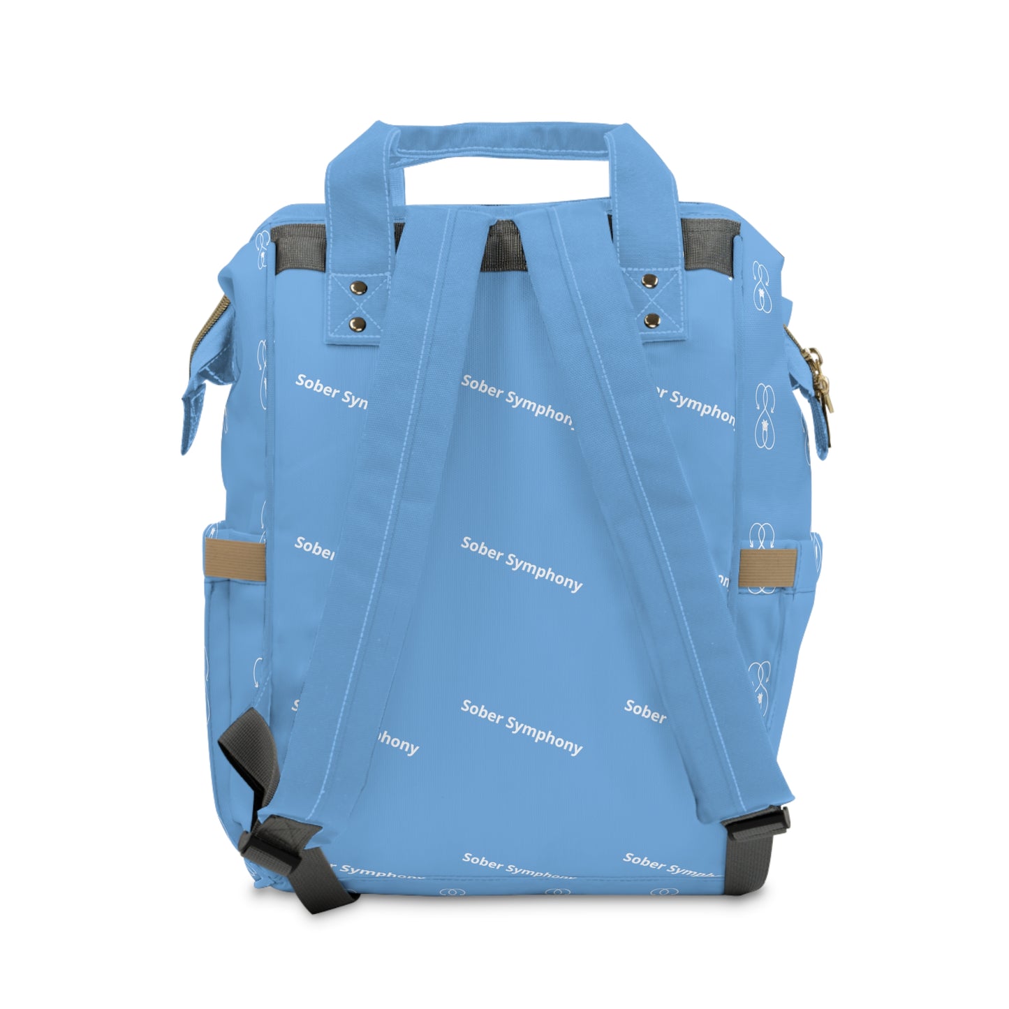 Sober Symphony Blue Multifunctional Backpack