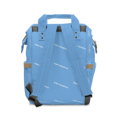 Sober Symphony Blue Multifunctional Backpack