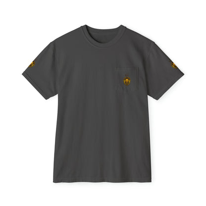 Royal Lion - Garment-Dyed Pocket T-Shirt - Sober Symphony®