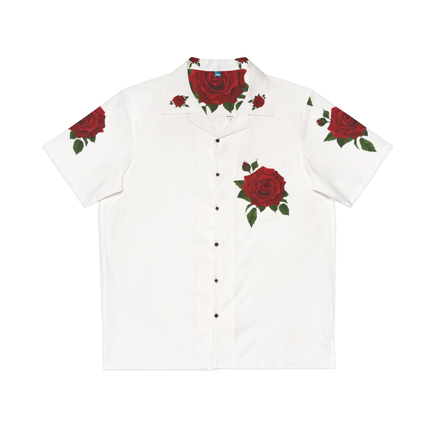 Sober Symphony - Rose Button Down Men's Shirt