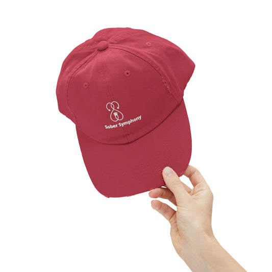 Sober Symphony - Unisex Distressed Cap