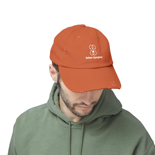 Sober Symphony - Unisex Distressed Cap