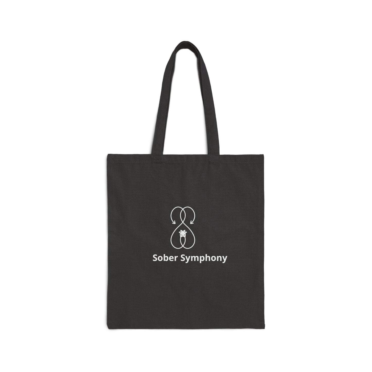 Don't Lose Focus & Sober Symphony Logo - Cotton Canvas Tote Bag