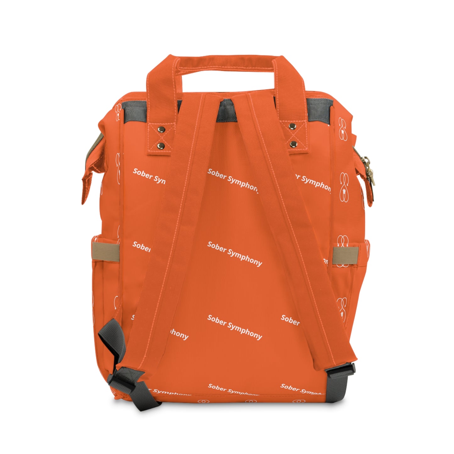 Sober Symphony Orange - Multifunctional Backpack