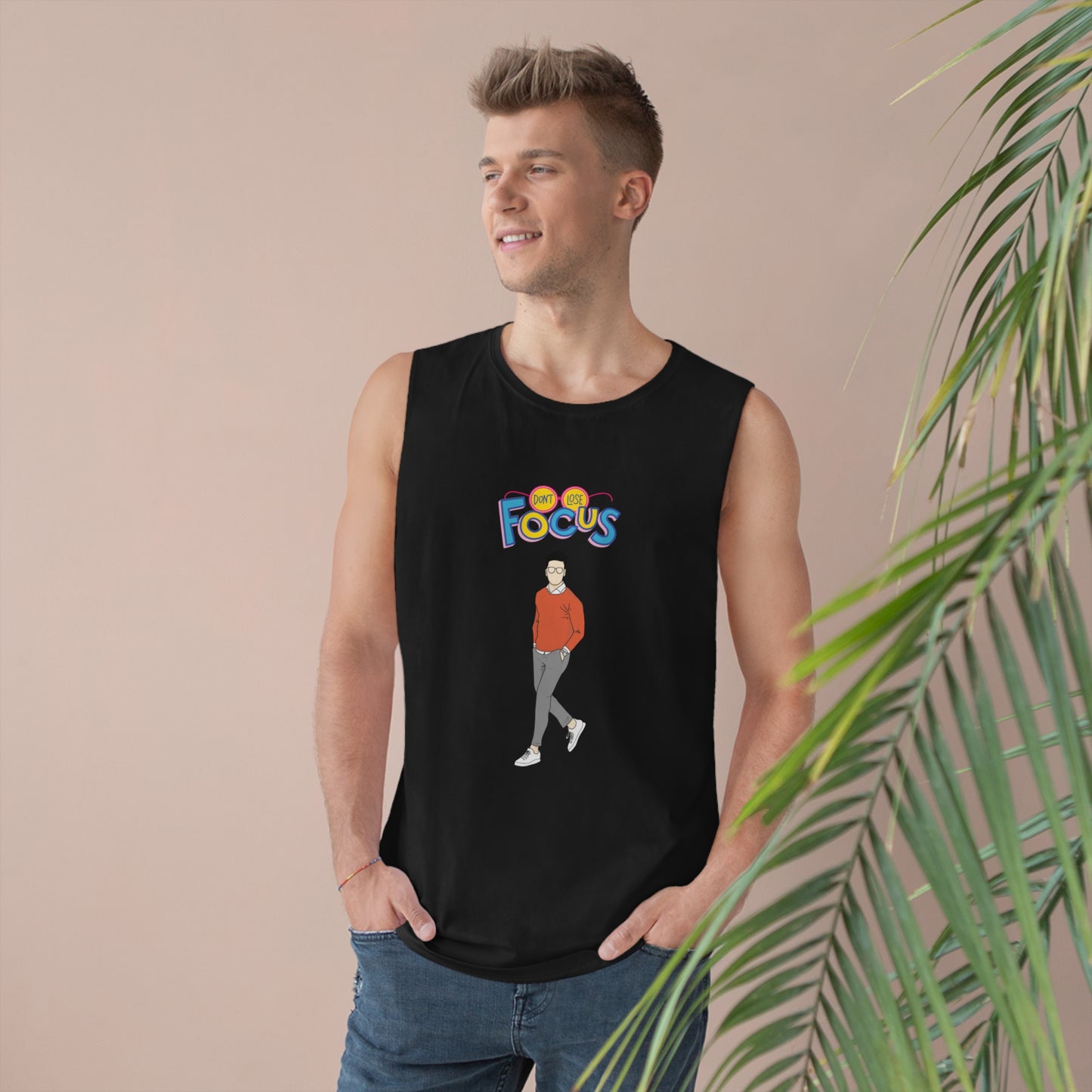 Don't Lose Focus - Men's Barnard Tank