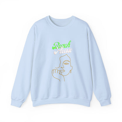 Beach Please - Women Heavy Blend™ Crewneck Sweatshirt