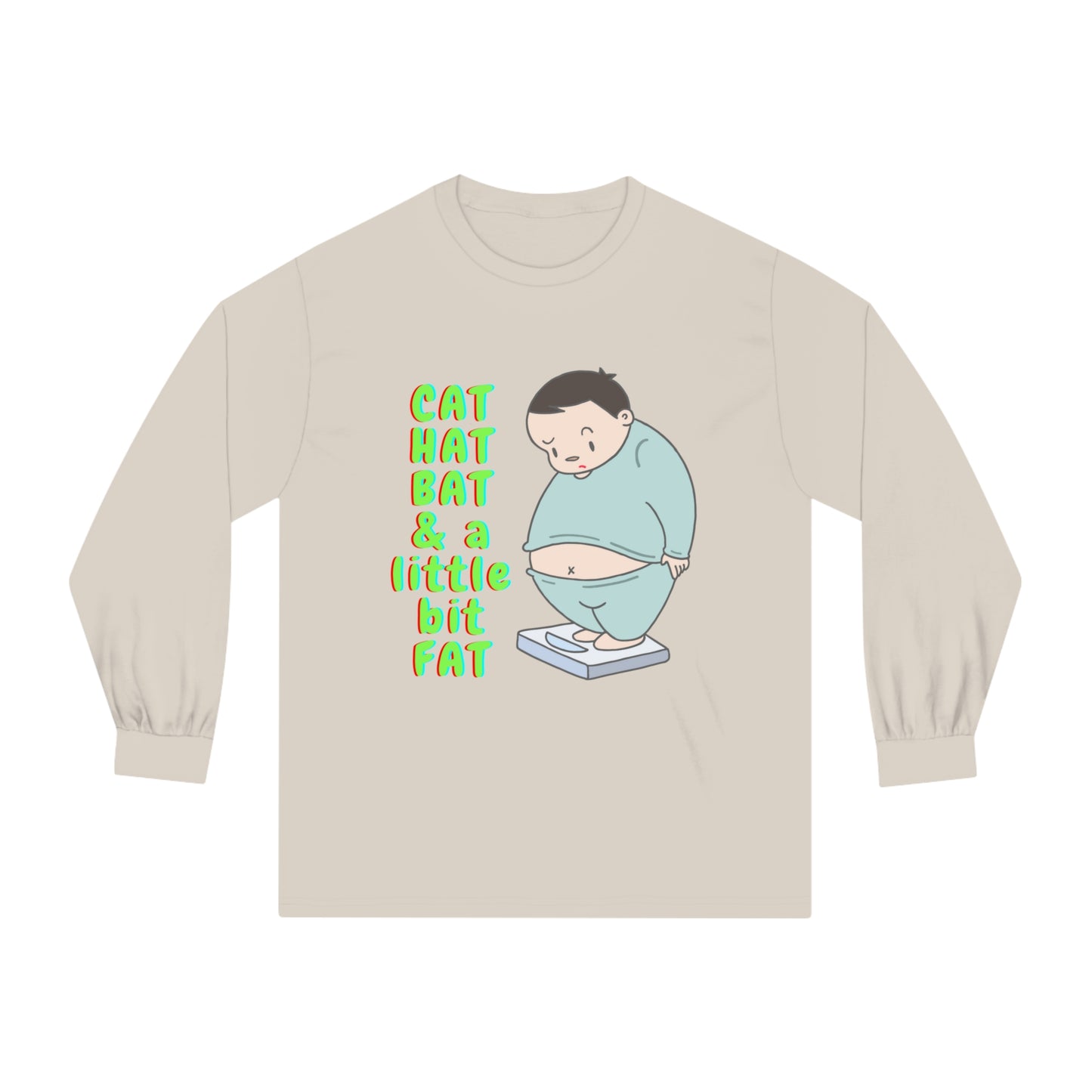Cat, Hat, Bat & a little bit Fat - Unisex Classic Long Sleeve T-Shirt