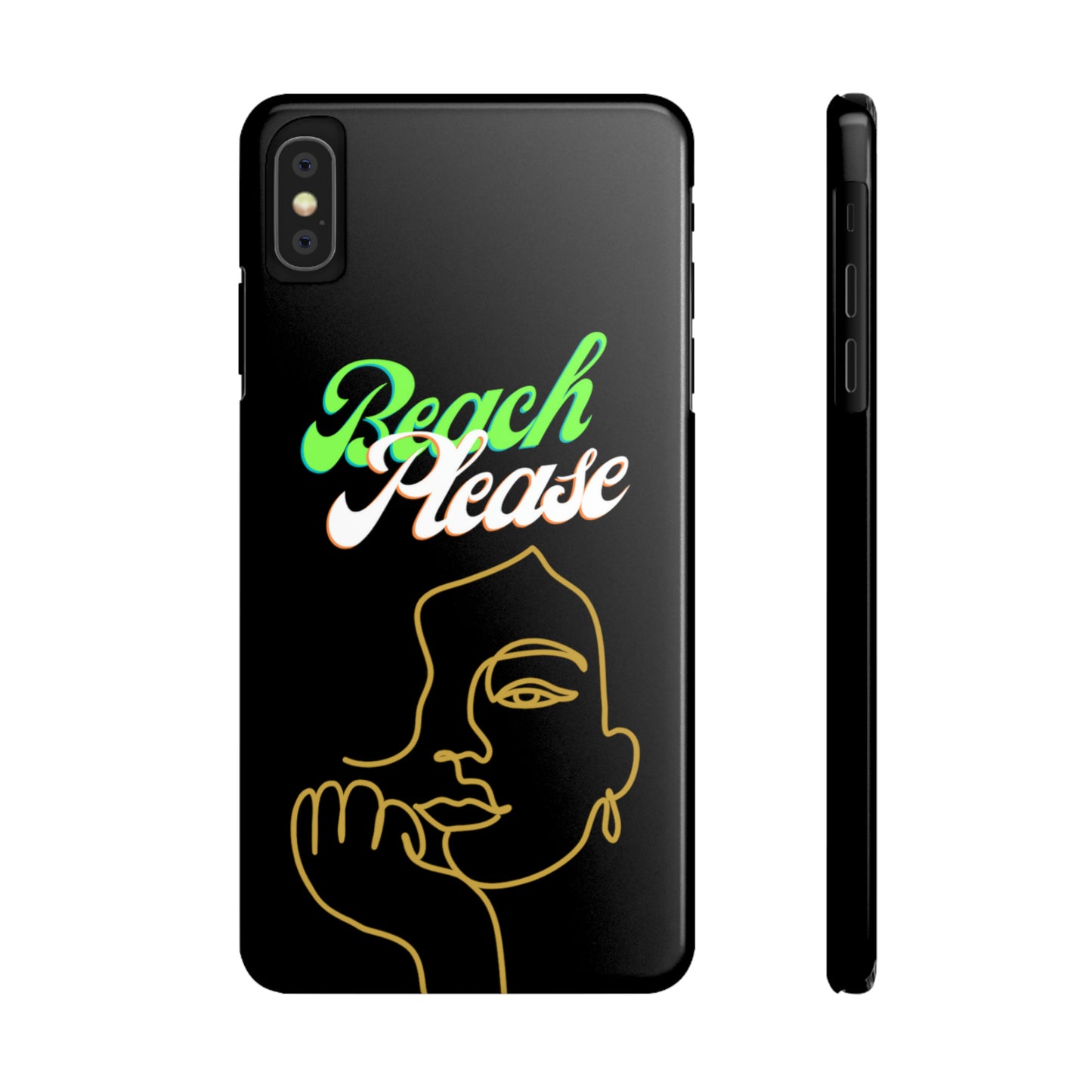 Beach Please - Slim Phone Cases