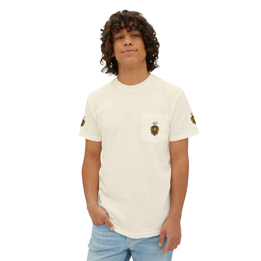 Royal Lion - Garment-Dyed Pocket T-Shirt - Sober Symphony®