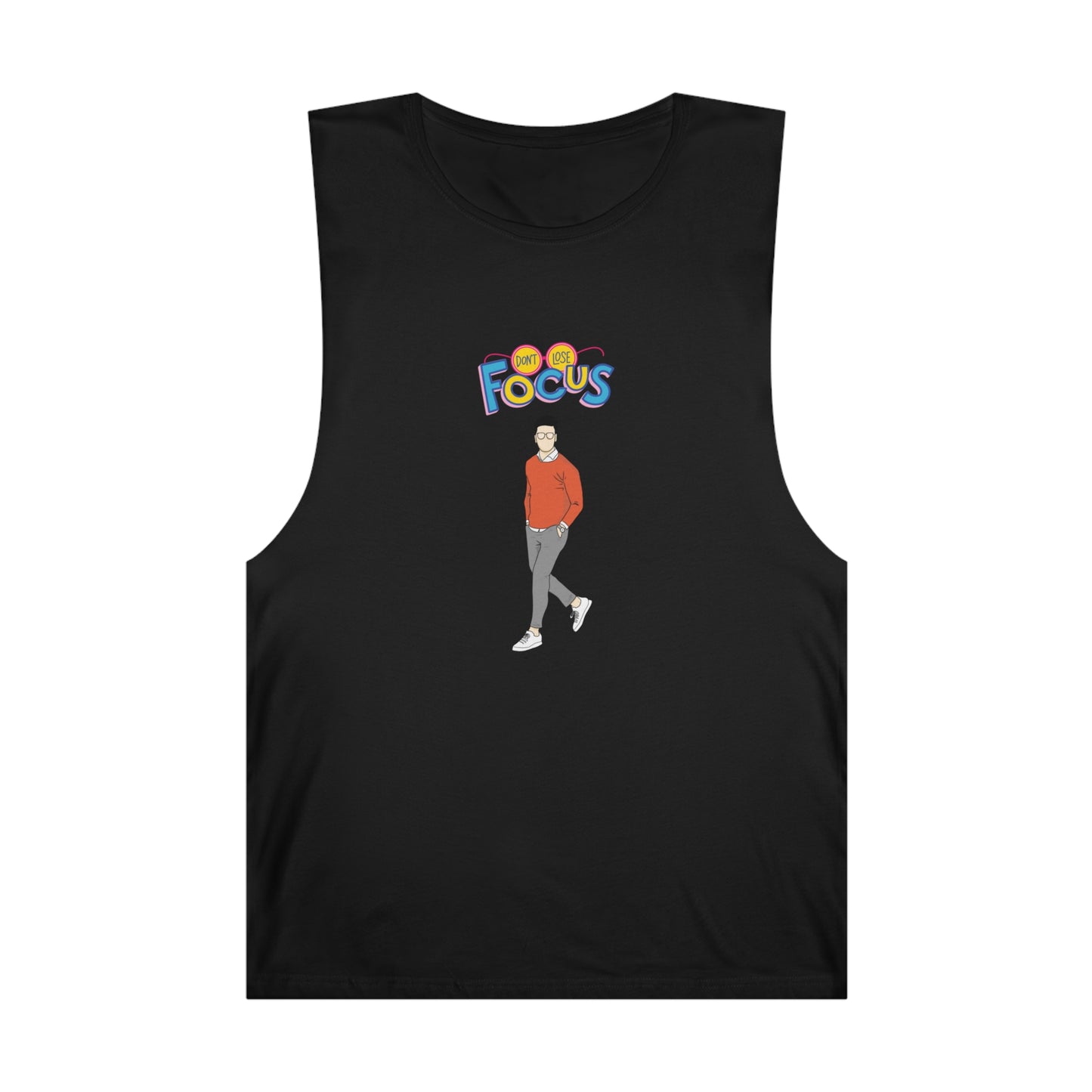 Don't Lose Focus - Men's Barnard Tank