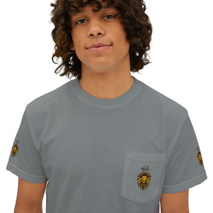 Royal Lion - Garment-Dyed Pocket T-Shirt - Sober Symphony®