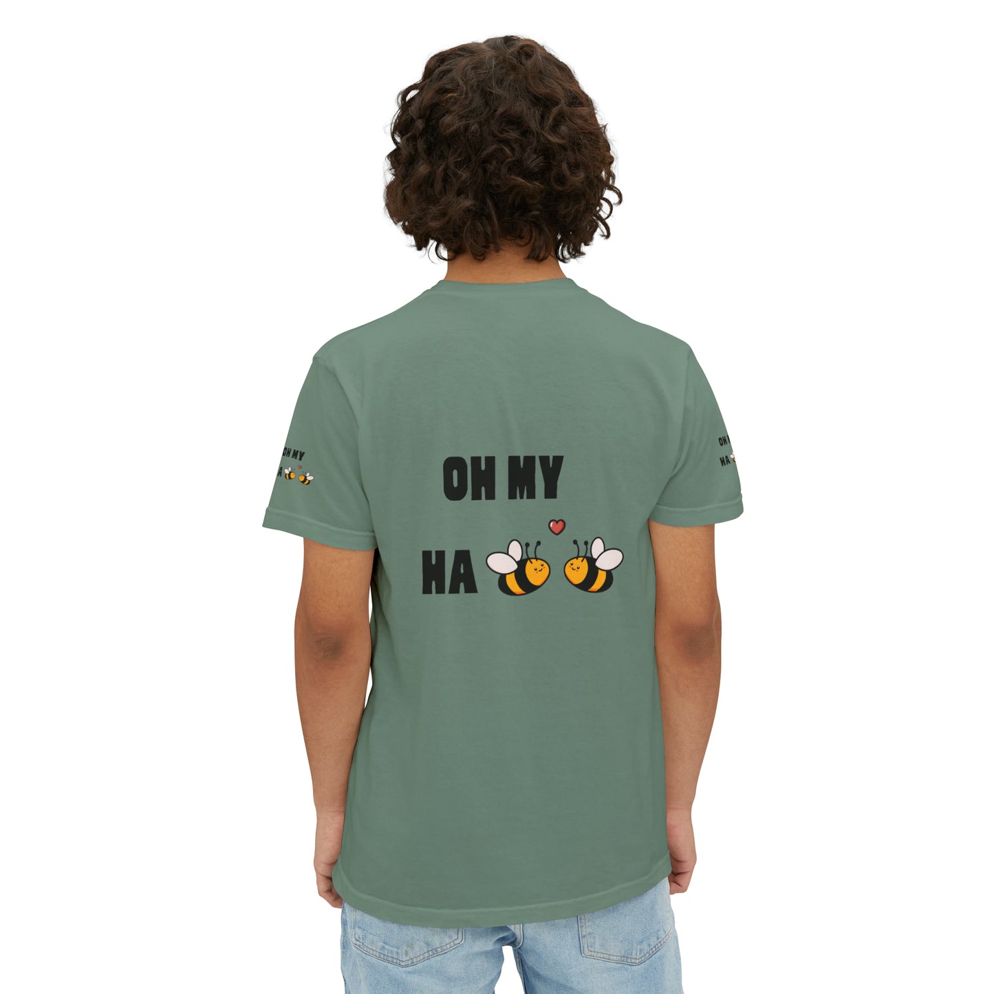 Oh My Ha - Garment-Dyed Pocket T-Shirt - Sober Symphony®