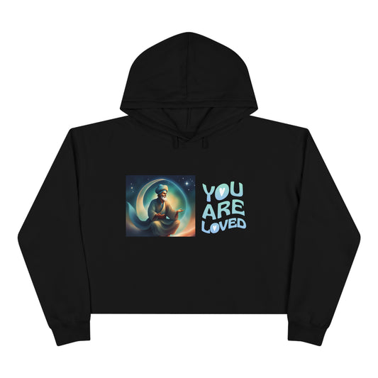 Sober Symphony - You Are Loved - Crop Hoodie