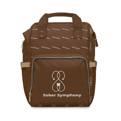 Sober Symphony Brown Multifunctional Backpack