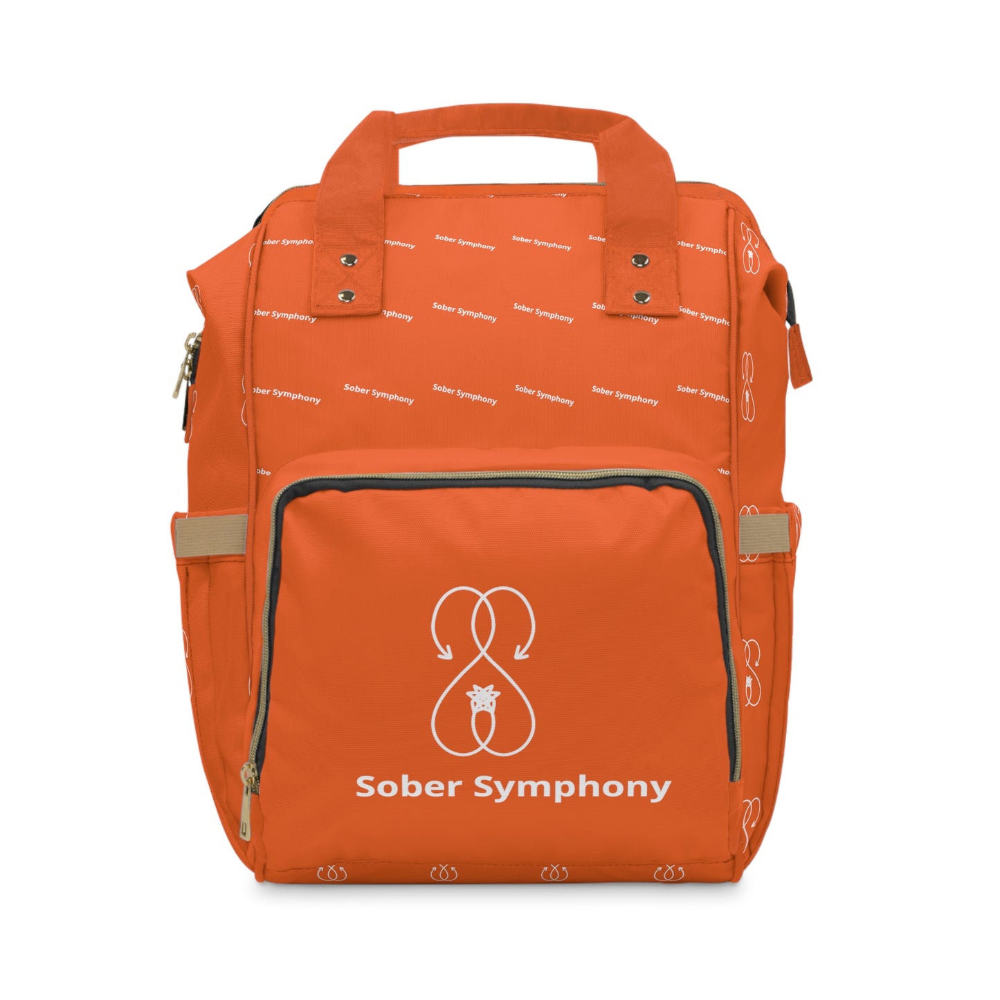 Sober Symphony Orange - Multifunctional Backpack