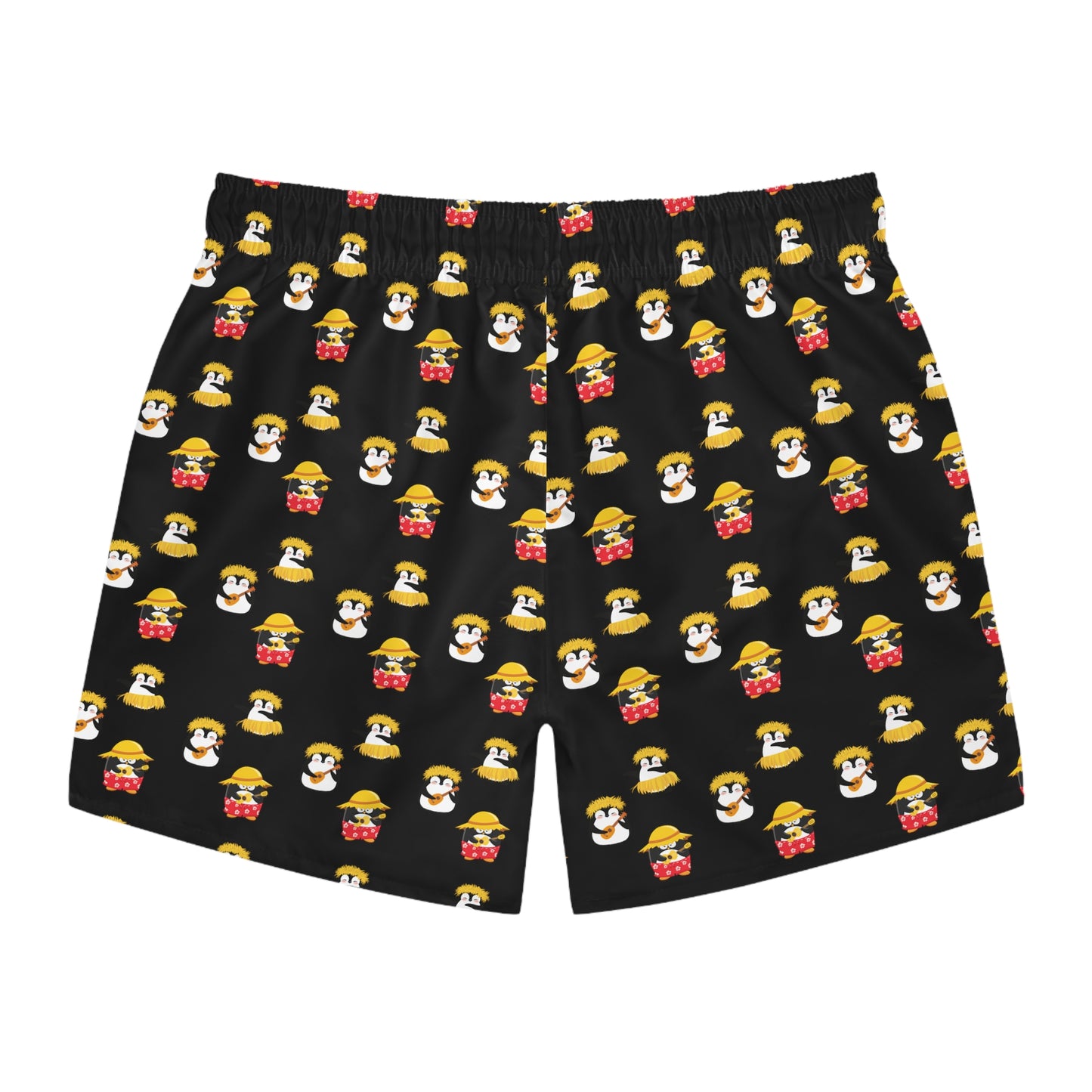 Sober Symphony Penguin Design Men's Swim Trunks