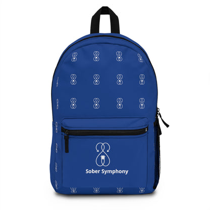 Sober Symphony Logo - Blue Backpack