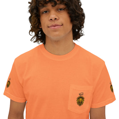 Royal Lion - Garment-Dyed Pocket T-Shirt - Sober Symphony®