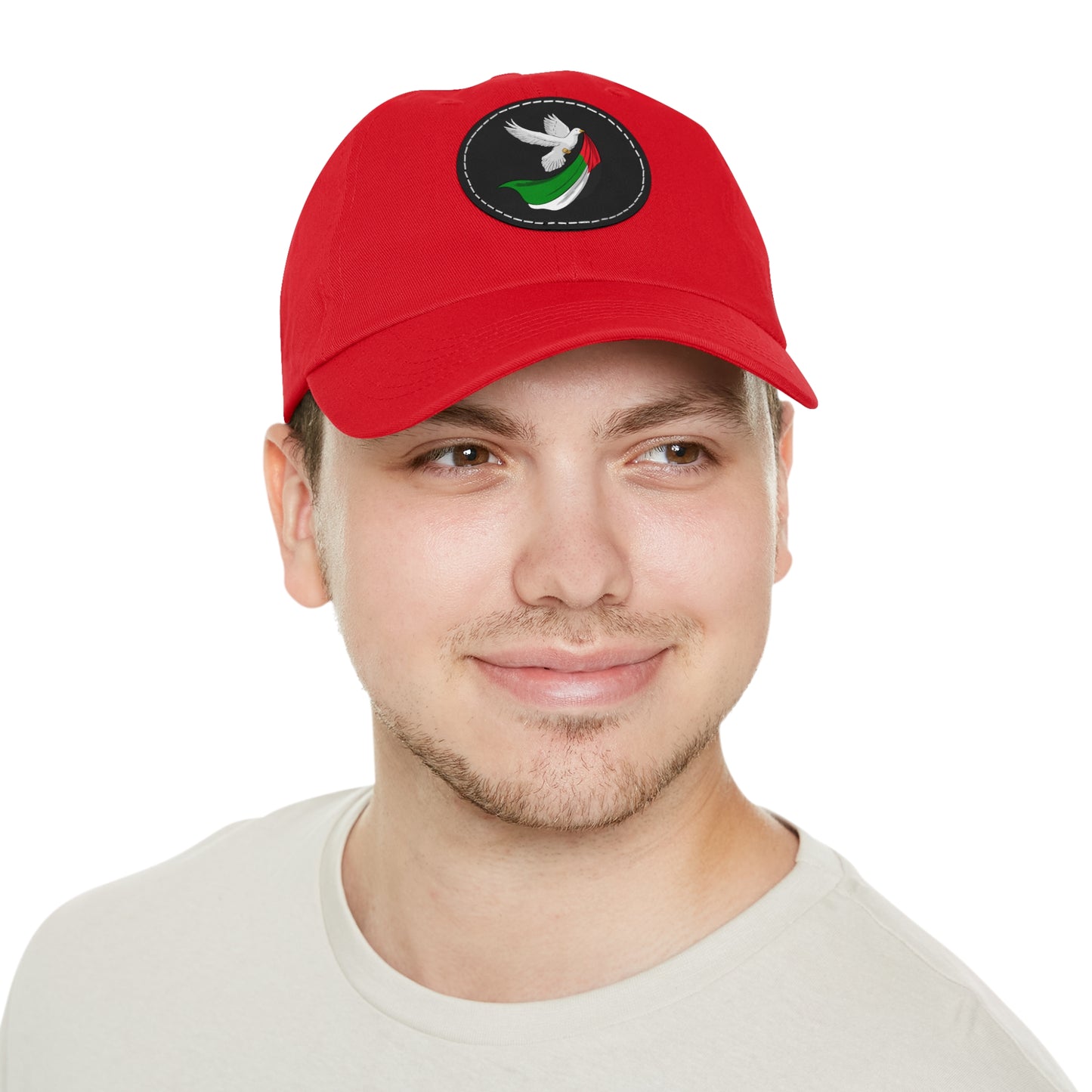 Sober Symphony® - Red Hat with Leather Patch