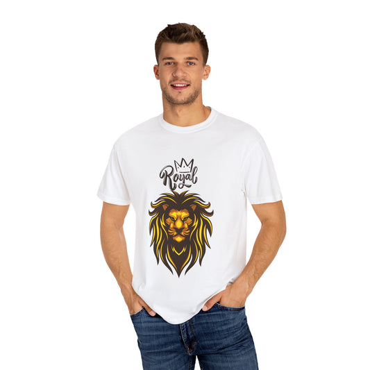 Royal Lion - Men's Garment T-shirt - Sober Symphony®