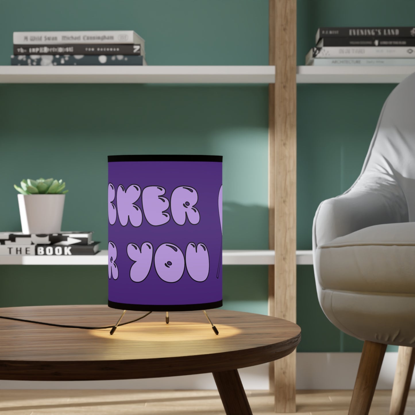 Sober Symphony - Sucker For You - Tripod Lamp with High-Res Printed Shade, US\CA plug