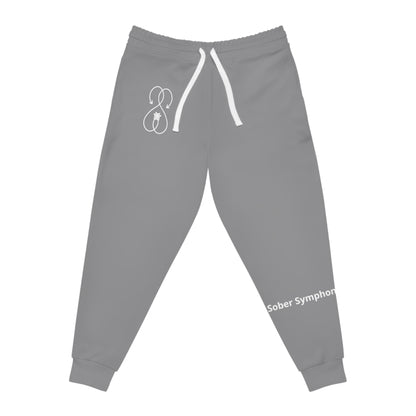 Sober Symphony Logo - Men's Athletic Joggers