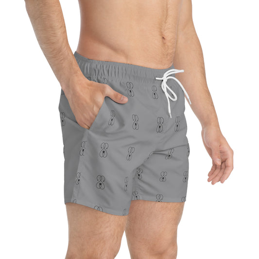 Dark Grey - Sober Symphony Men's Swim Trunks