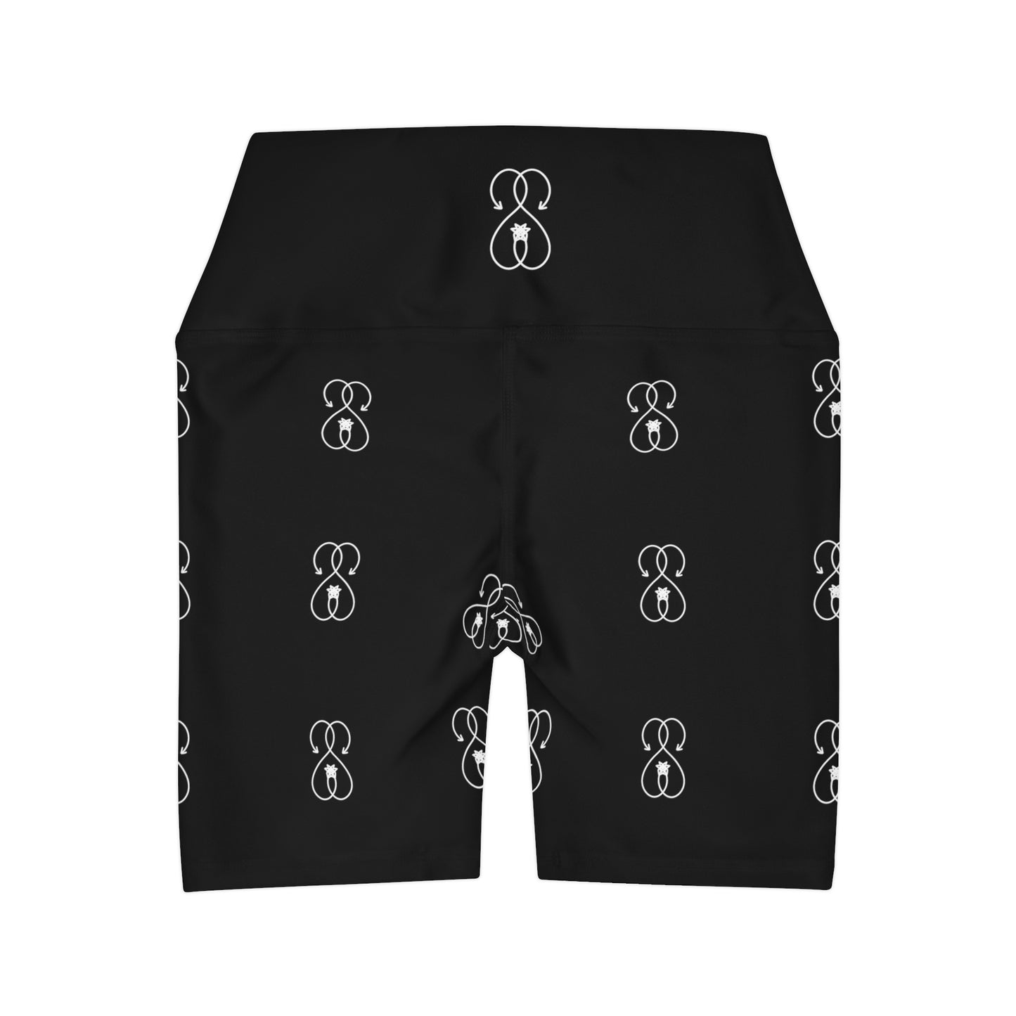 Sober Symphony - High Waisted Yoga Shorts