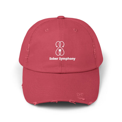 Sober Symphony - Unisex Distressed Cap