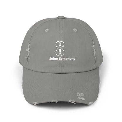 Sober Symphony - Unisex Distressed Cap