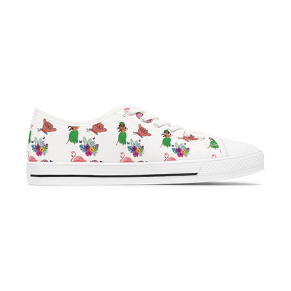 Beach Vibes - Women's Low Top Sneakers - Sober Symphony®