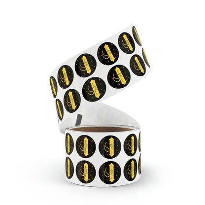 Bismillah - Round Sticker Label Rolls