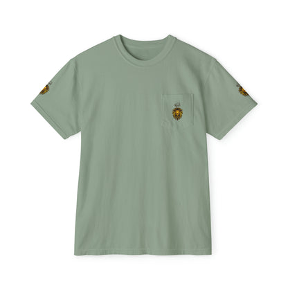 Royal Lion - Garment-Dyed Pocket T-Shirt - Sober Symphony®