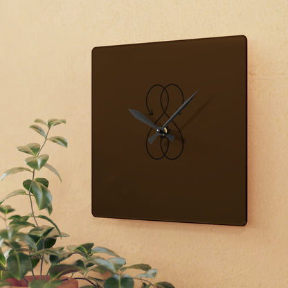 Sober Symphony - Acrylic Wall Clock