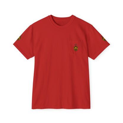 Royal Lion - Garment-Dyed Pocket T-Shirt - Sober Symphony®