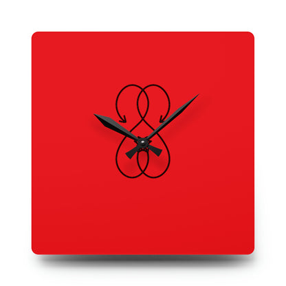 Sober Symphony - Acrylic Wall Clock