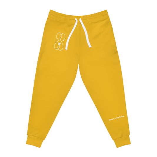 Sober Symphony Logo - Men's Athletic Joggers