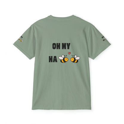 Oh My Ha - Garment-Dyed Pocket T-Shirt - Sober Symphony®