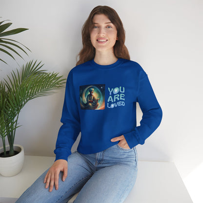 Sober Symphony® - You are Loved - Women Heavy Blend™ Crewneck Sweatshirt
